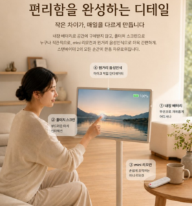 LG전자 스탠바이미2 27LX6TKGA 이미지 4